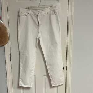 Talbots Women's white Straight Leg Jeans